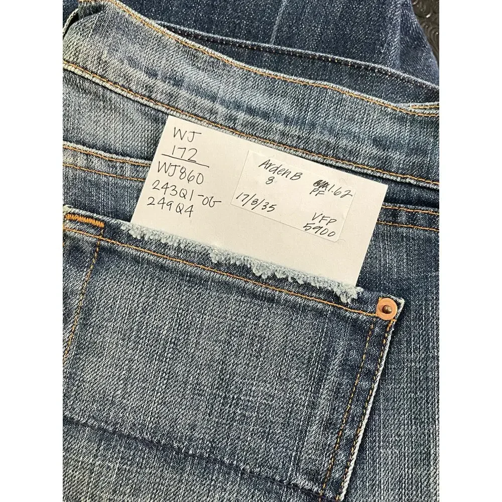 Deadstock Vintage 90s Flare Stretch Jeans Women's 8 USA Made Arden B New
